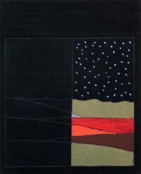 1970<br>pittura industriale, tempera, matita su tela<br>cm 100x80