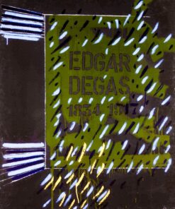 1971<br>Edgar Degas<br>smalto, pittura industriale, matita su tela<br>cm 115x90