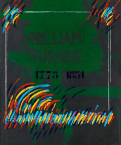 1971<br>William Turner<br>smalto, pittura industriale, matita su tela<br>cm 115x90