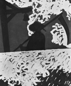 1971<br>' Falciatore '<br>smalto, pittura industriale, pennarello su tela<br>cm 100x80