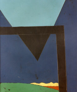 1974<br>pittura industriale, tempera, matita su tela<br>cm 100x80