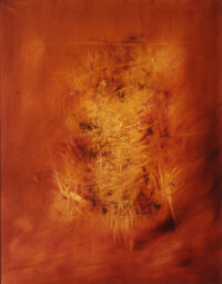 1959 maggio<br>Macchia solare<br>olio su tela<br>cm 90x70