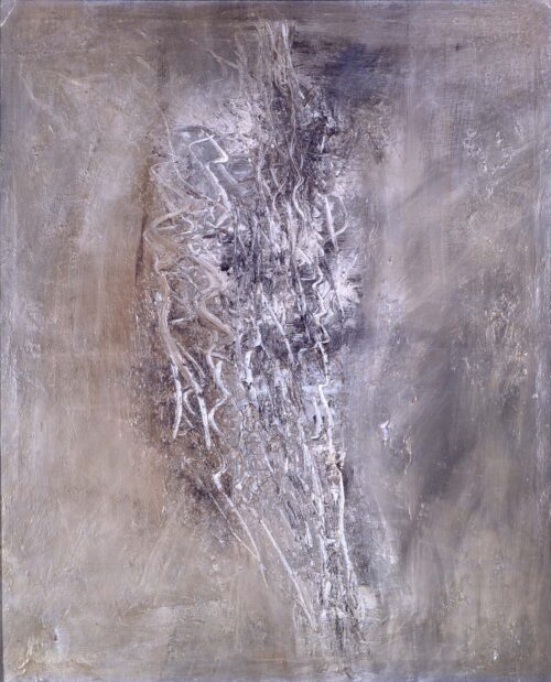 1959 luglio<br>Quadro n.6<br>olio su tela<br>cm 135x110