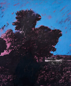 1960<br>Paesaggio antico<br>collage fotografico, tempera e smalto industriale per l'edilizia su tela<br>cm 70x100