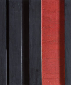 1961<br>Collage, legno e smalto industriale su tavola<br>cm 30x30