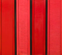 1961<br>Rosso nero n.44<br>collage legno e smalto industriale su tela<br>cm 150x170
