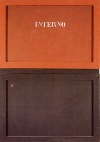 1962<br>Interno<br>smalto industriale e collage di legno su tavola<br>cm115x80