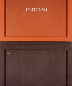 1962<br>Interno<br>smalto industriale e collage di legno su tavola<br>cm115x80