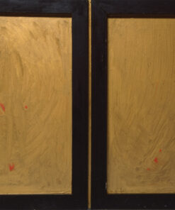 1962<br>Le stanze del Vaticano<br>tempera e collage di legno su tavola<br>cm 65x80