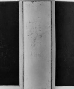 1963<br>smalto industriale e collage di legno su tavola<br>cm 160x120