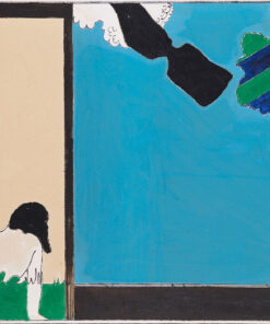 1965<br>Senza Titolo<br>smalto industriale e pennarello su tela<br>cm 70x90