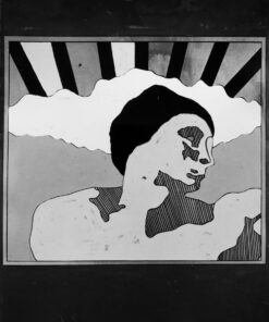 1966<br>Dalla creazione dell'uomo<br>smalto industriale e pennarello su tela<br>cm 130x100