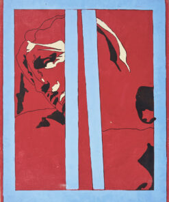 1967<br>smalto industriale e pennarello su tela<br>cm 80x65