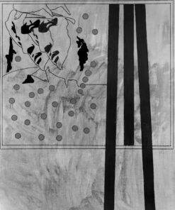 1967<br>Michelangelo according to Tano Festa n.27<br>smalto industriale e pennarello su tela<br>cm 130x95