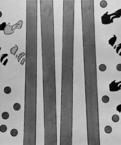 1967<br>smalto industriale e pennarello su tela<br>cm 65x80