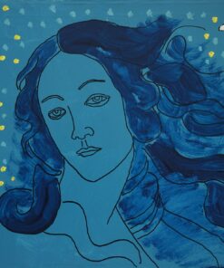 1970<br>smalto, pittura industriale, pennarello su tela<br>cm 60x80