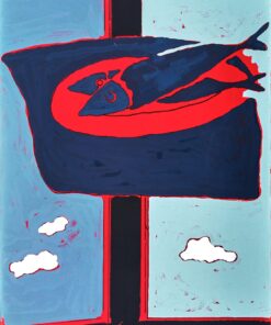 1970<br>smalto industriale e pennarello su tela<br>cm 80x60