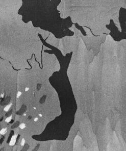 1971<br>Paesaggio andino<br>smalto, pittura industriale, pennarello su tela<br>cm 50x60