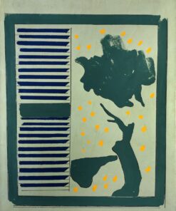 1971<br>smalto, pittura industriale, pennarello su tela<br>cm 90x70