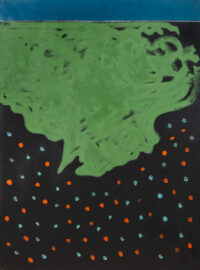 1972<br>Senza Titolo<br>pittura industriale, tempera, matita su tela<br>cm 75x55