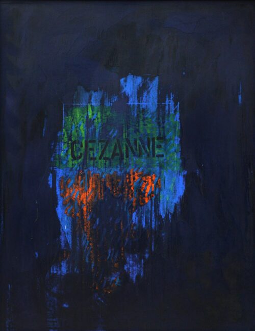 1972 aprile<br>Omaggio al colore (proprietà di Tano Festa)<br>pittura industriale e tempera su tavola<br>cm 160x130