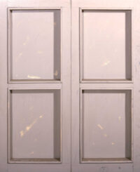 1972 (72-64)<br>smalto industriale, collage di legno su tavola<br>cm 100x80