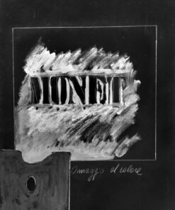 1973<br>Omaggio al colore<br>smalto, pittura industriale, matita su tela<br>cm 80x60