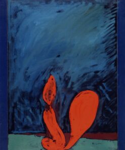 1973<br>L'estate a Pernumia<br>pittura industriale, tempera, gessetto su tela<br>cm 80x60