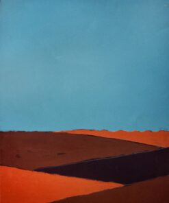 1973<br>Senza titolo<br>pittura industriale, tempera, gessetto su tela<br>cm 80x60