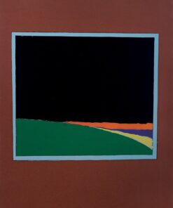 1973<br>pittura industriale, tempera, pennarello su tela<br>cm 100x70