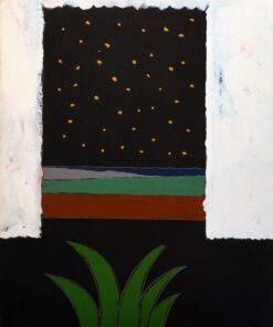 1973<br>pittura industriale, tempera, gessetto su tela<br>cm 100x80