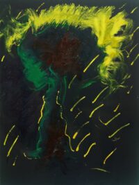 1973<br>' Adoriamo il Sole '<br>smalto e pittura industriale su tela<br>cm 80x60