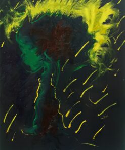 1973<br>' Adoriamo il Sole '<br>smalto e pittura industriale su tela<br>cm 80x60