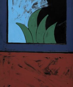 1974<br>pittura industriale, tempera, matita su tela<br>cm 110x60