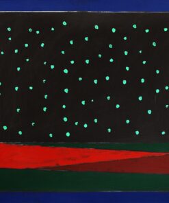 1974<br>pittura industriale, tempera, matita su tela<br>cm 80x100