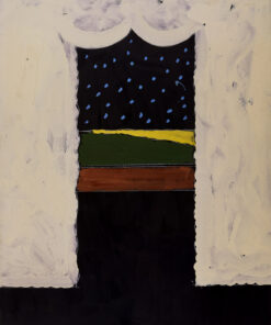 1974<br>pittura industriale, tempera, matita su tela<br>cm 100x70