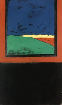 1974<br>pittura industriale, tempera, matita su tela<br>cm 120x70