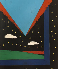 1974<br>pittura industriale, tempera, matita su tela<br>cm 120x70