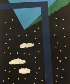 1974<br>pittura industriale, tempera, matita su tela<br>cm 120x70