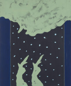 1974<br>pittura industriale, tempera, gessetto su tela<br>cm 80x60