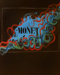 1974<br>Monet<br>pittura industriale, tempera, matita su tela<br>cm 100x80