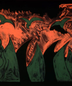 1975<br>pittura industriale, tempera, matita su tela<br>cm 80x100