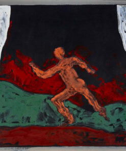 1975 25 giugno, Bologna<br>pittura industriale, tempera, matita su tela<br>cm 80x100