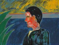 1975<br>tempera e colori ad olio su tela<br>cm 60x80