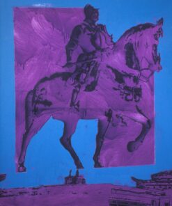 1976<br>pittura industriale, smalto alla anilina, fotografia emulsionata su tela<br>cm 80x60