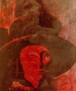 1976<br>Passeggiata di Ripetta 19, Roma<br>smalto alla anilina, fotografia emulsionata su tela<br>cm 110x80