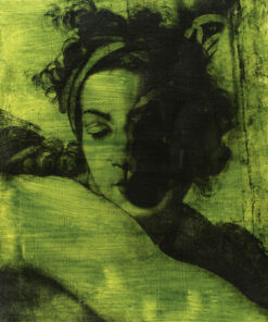 1976<br>smalto alla anilina, fotografia emulsionata su tela<br>cm 70x50