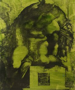 1976<br>smalto alla anilina, fotografia emulsionata su tela<br>cm 70x50