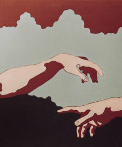 1976<br>tempera, pennarello, proiezione fotografica su tela<br>cm 60x80