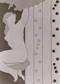 1976<br>tempera, pennarello, proiezione fotografica su tela<br>cm 70x50